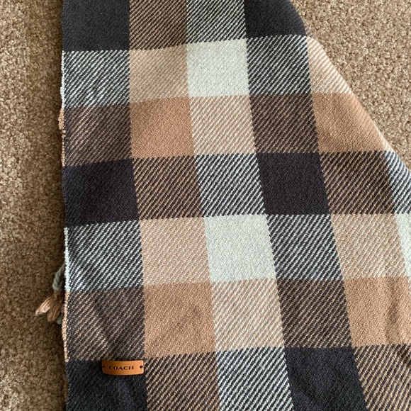 Coach Accessories - Coach plaid scarf